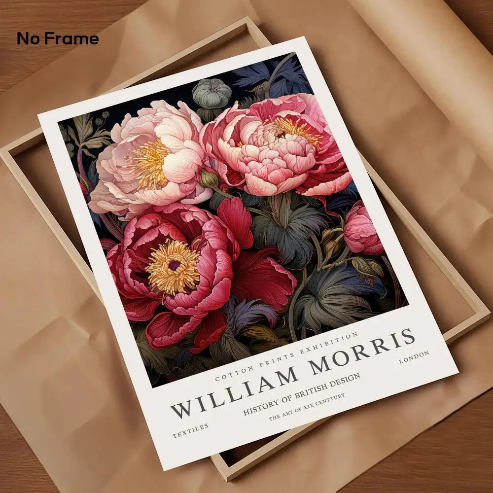 W-William M-Morris art Poster HD Art Mural Wallart Waterproof Vintage Print Decor for Home Decoration DIY Durable