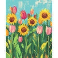 Genie Canvas - Diy Picture Paint By Numbers For Adults Flowers Painting By Numbers Handmade Wall Art For Adults Home Decor