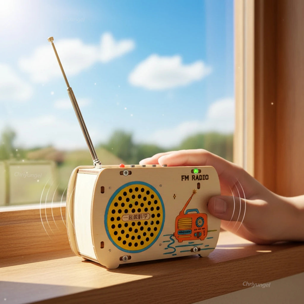 Retro Wooden Radio STEM Kit