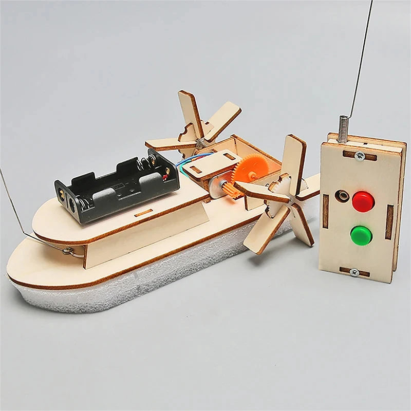 Wooden Boat Model STEM Kit