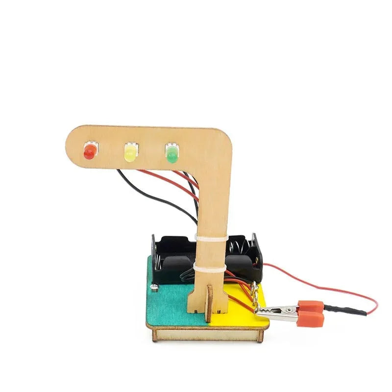 DIY Traffic Lights - Fun Invention Educational Science Toy Learning STEM Education Hand made