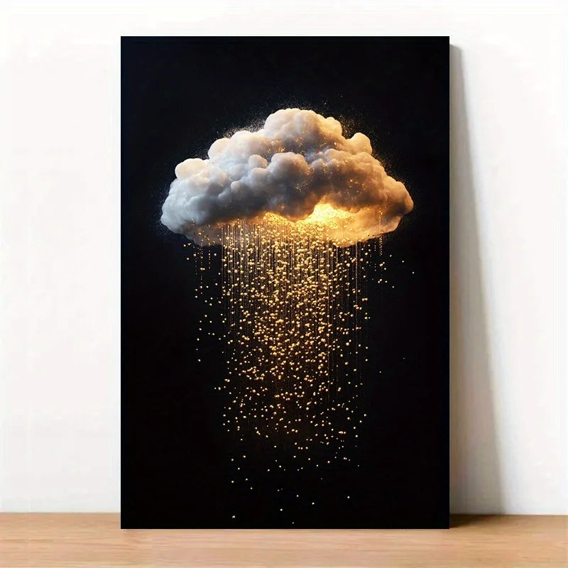 Modern Minimalist Abstract Cloud Wall Art, Suitable for Living Rooms and Bedrooms, Housewarming Gifts or Art Decoration Posters