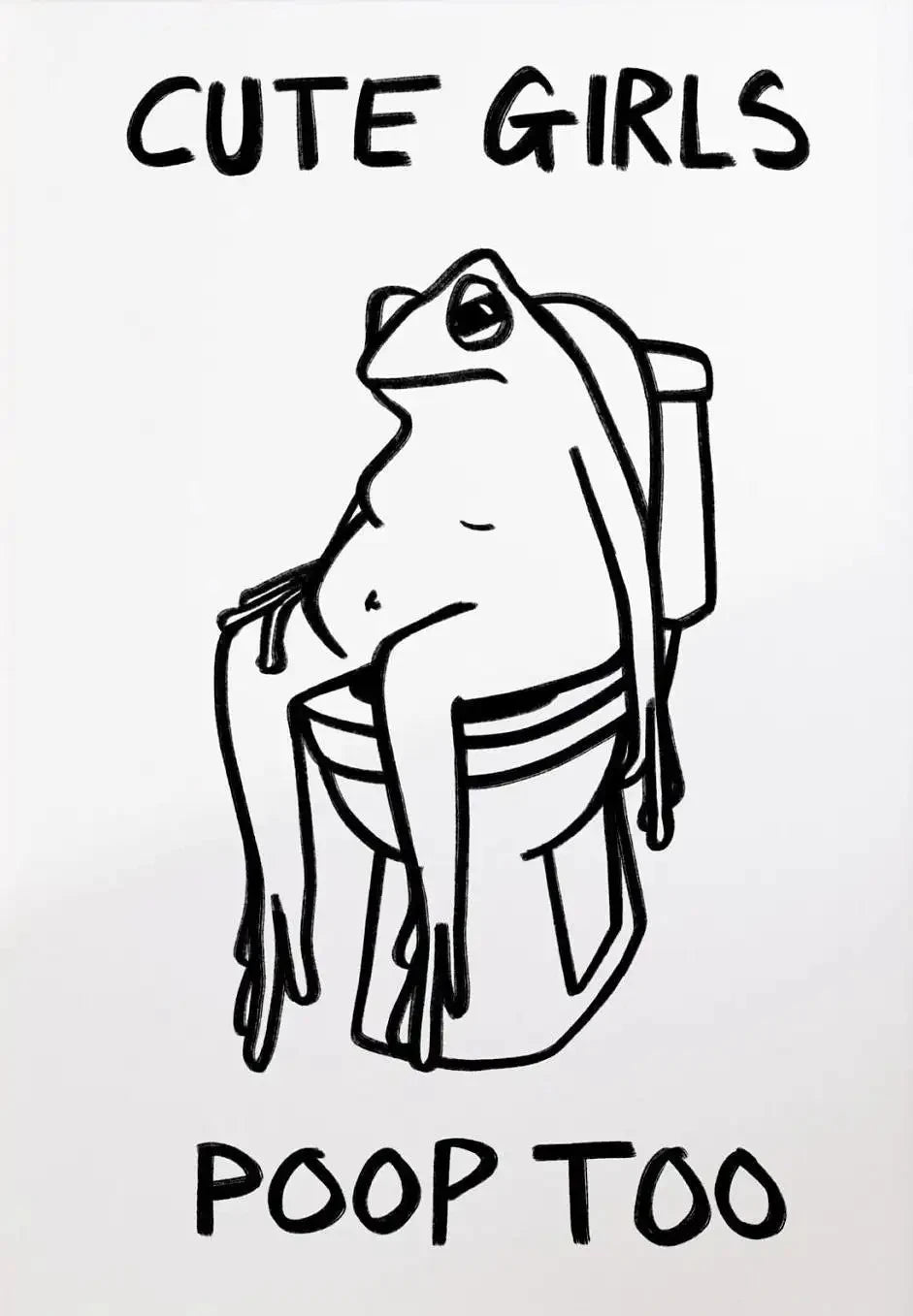 Humorous Slogan Nice Bum Cartoon Prints Family Canvas Painting Funny Toilet Bathroom Posters Alien Wall Pictures Home Room Decor