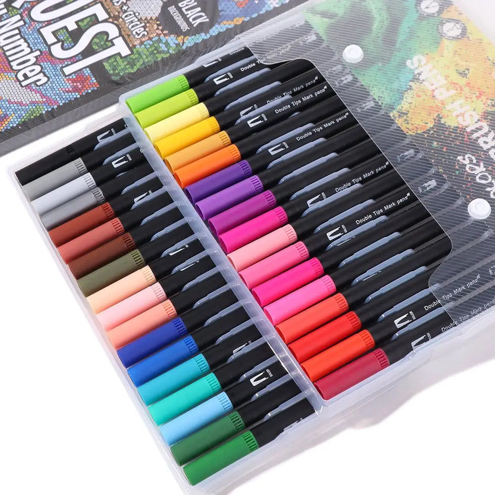 Cartoon Activity Color Painting Book Educational DIY Paint By Numbers Digital Filling Create Stunning Artworks