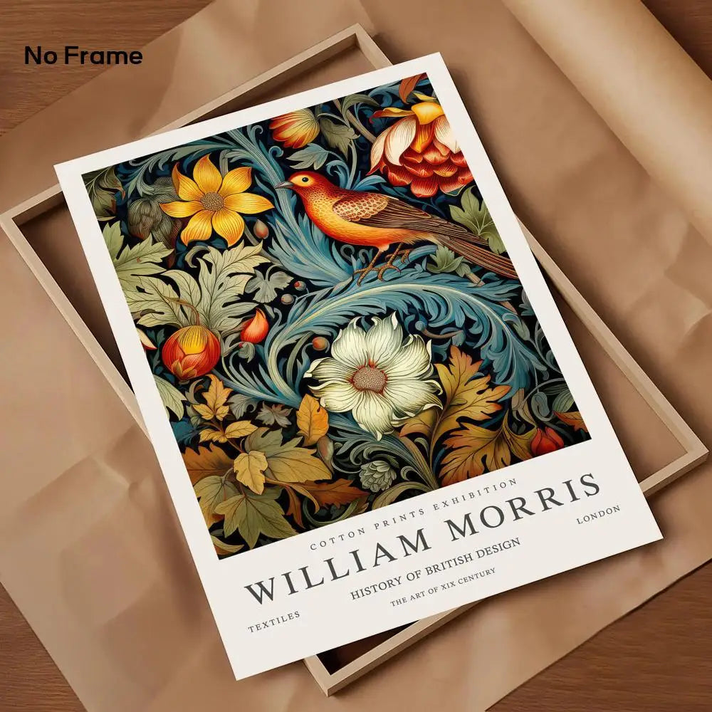 W-William M-Morris art Poster HD Art Mural Wallart Waterproof Vintage Print Decor for Home Decoration DIY Durable