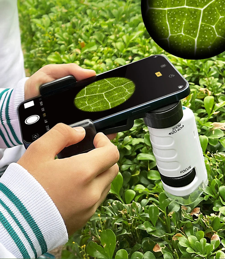 60-120x Pocket Microscope