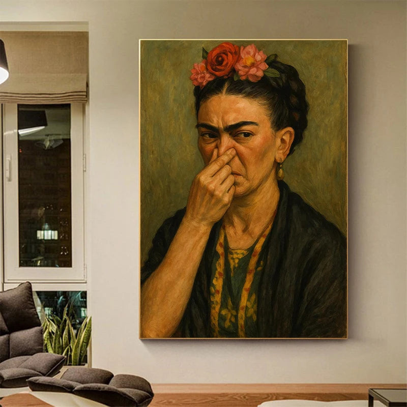 Stinky Toilet Funny Art Posters Funny Celebrity Prints Canvas Painting Wall Art Pictures Home Room Modern Bathroom Decoration