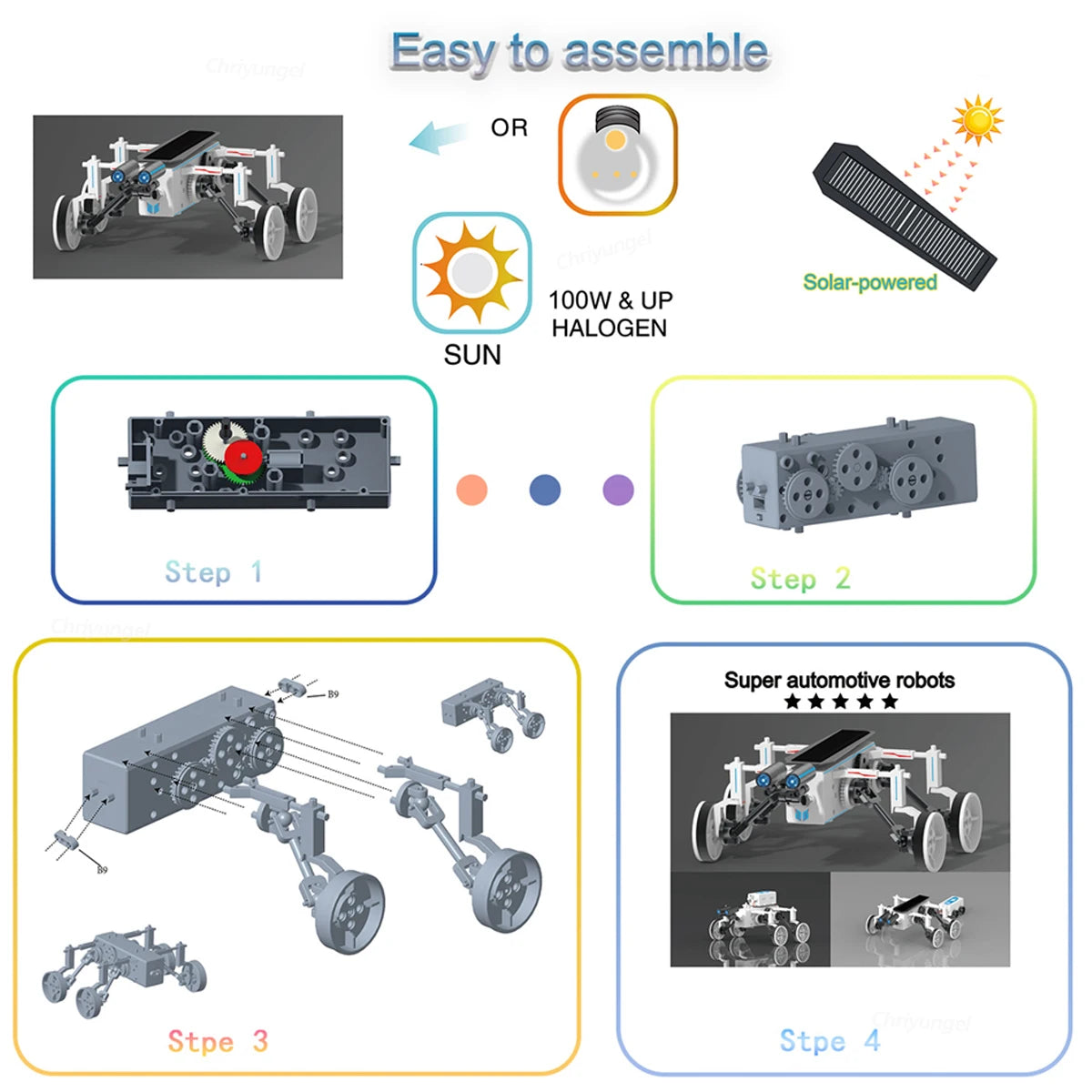 13-in-1 Solar Robot Kit