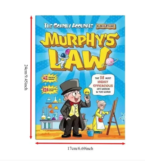 Kids Popular Science 2-Book Set: Funny Comic & 100,000 Whys Storybook, Hardcover Educational Children Extracurricular Gift