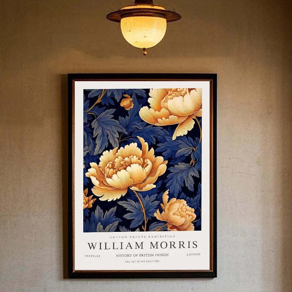 William Morris art Poster HD art sticky wall waterproof home living room bedroom bar aesthetic decoration