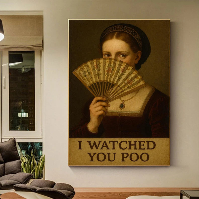 Stinky Toilet Funny Art Posters Funny Celebrity Prints Canvas Painting Wall Art Pictures Home Room Modern Bathroom Decoration
