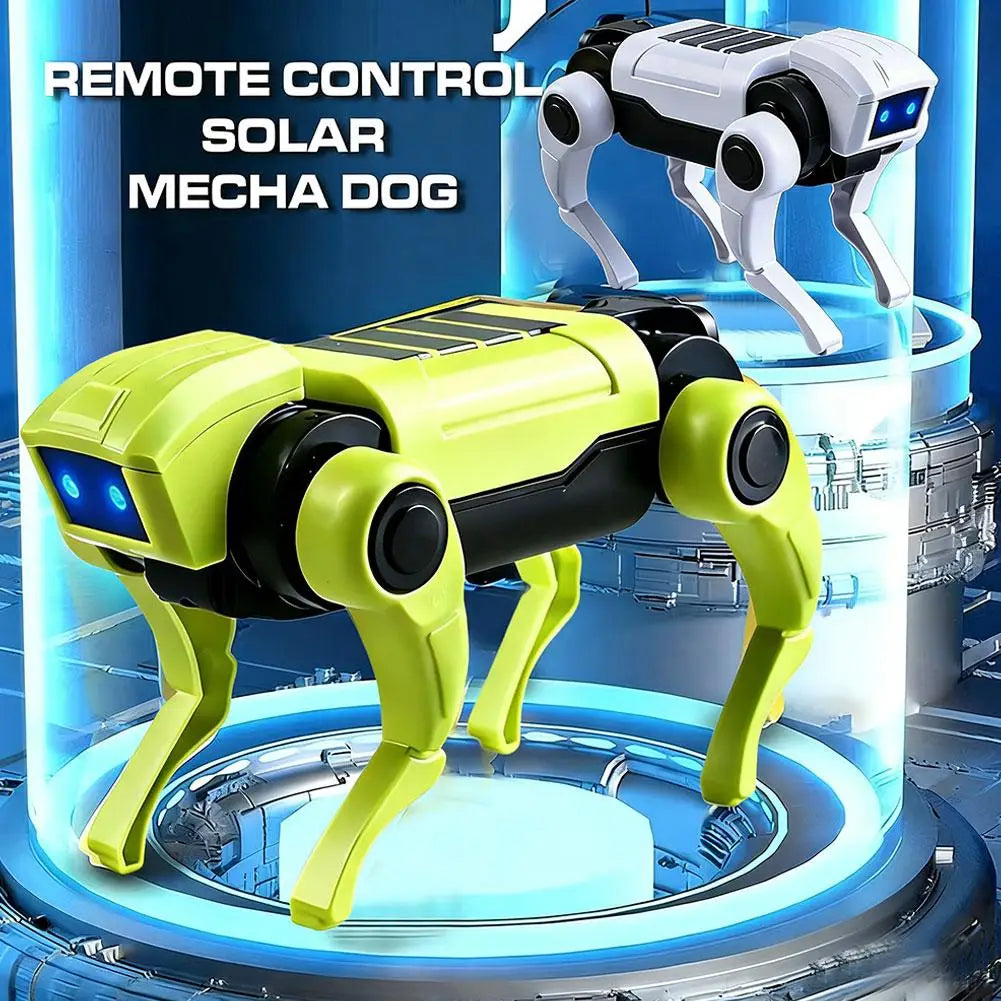 Kids DIY Assembly Electric Bionic Robot Dog Quadruped Mechanical Toy Educational Science Experiment Stem Kit