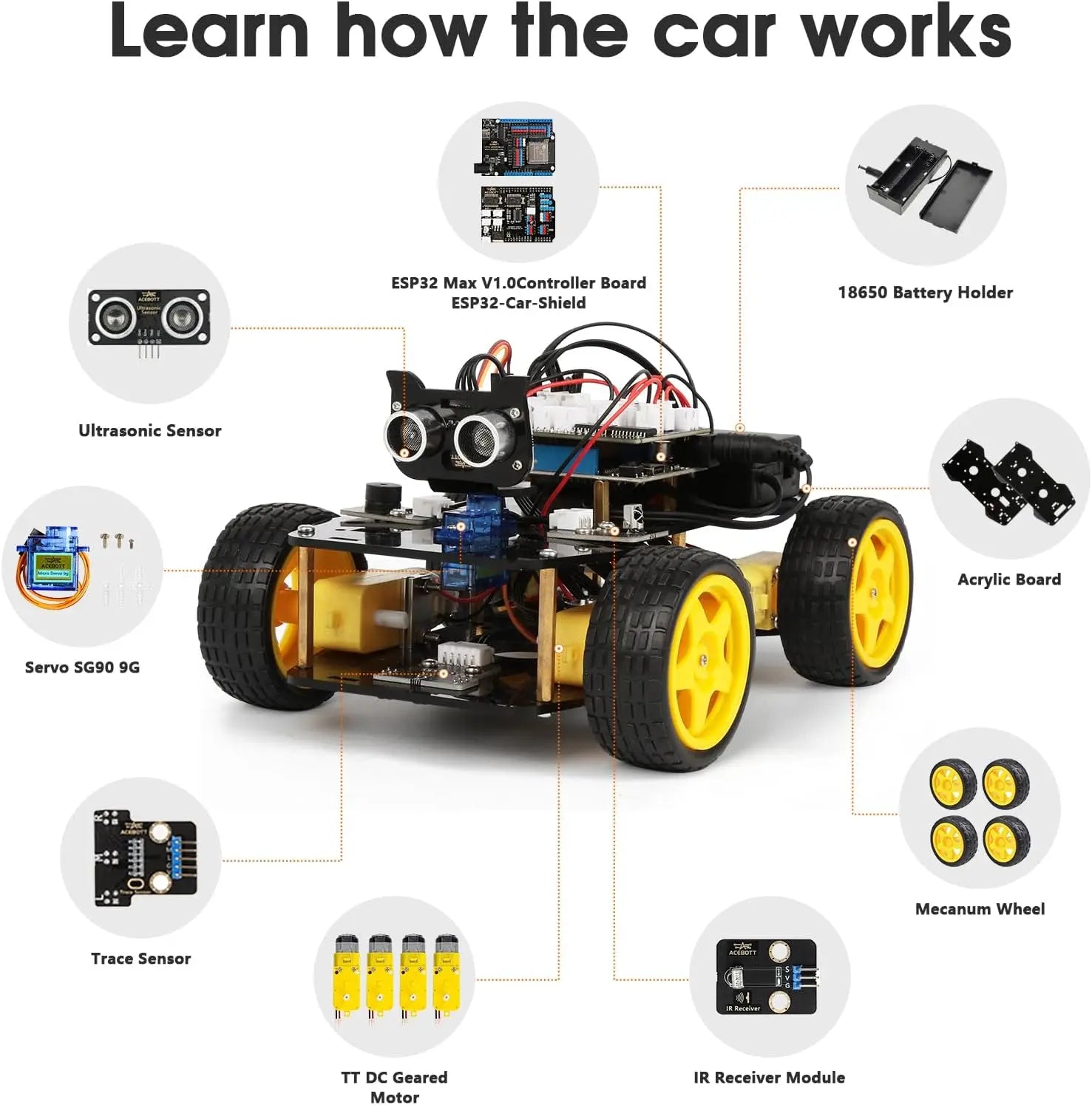 Smart Robot Car Coding Kit