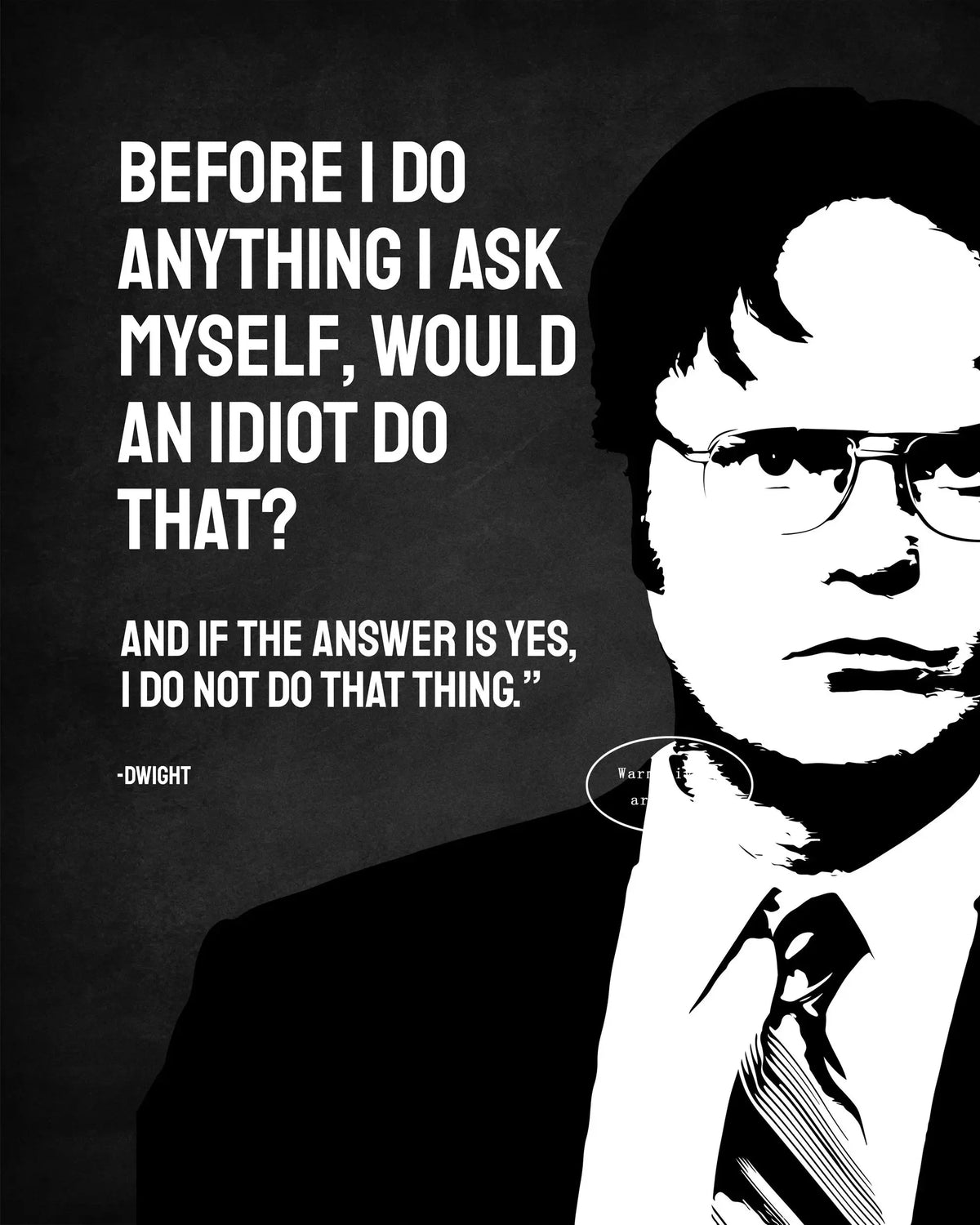 The Office Movie Poster Classic Michael Scott Quote Canvas Painting DWIGHT SCHRUTE Painting Wall Art for Living Room Home Decor
