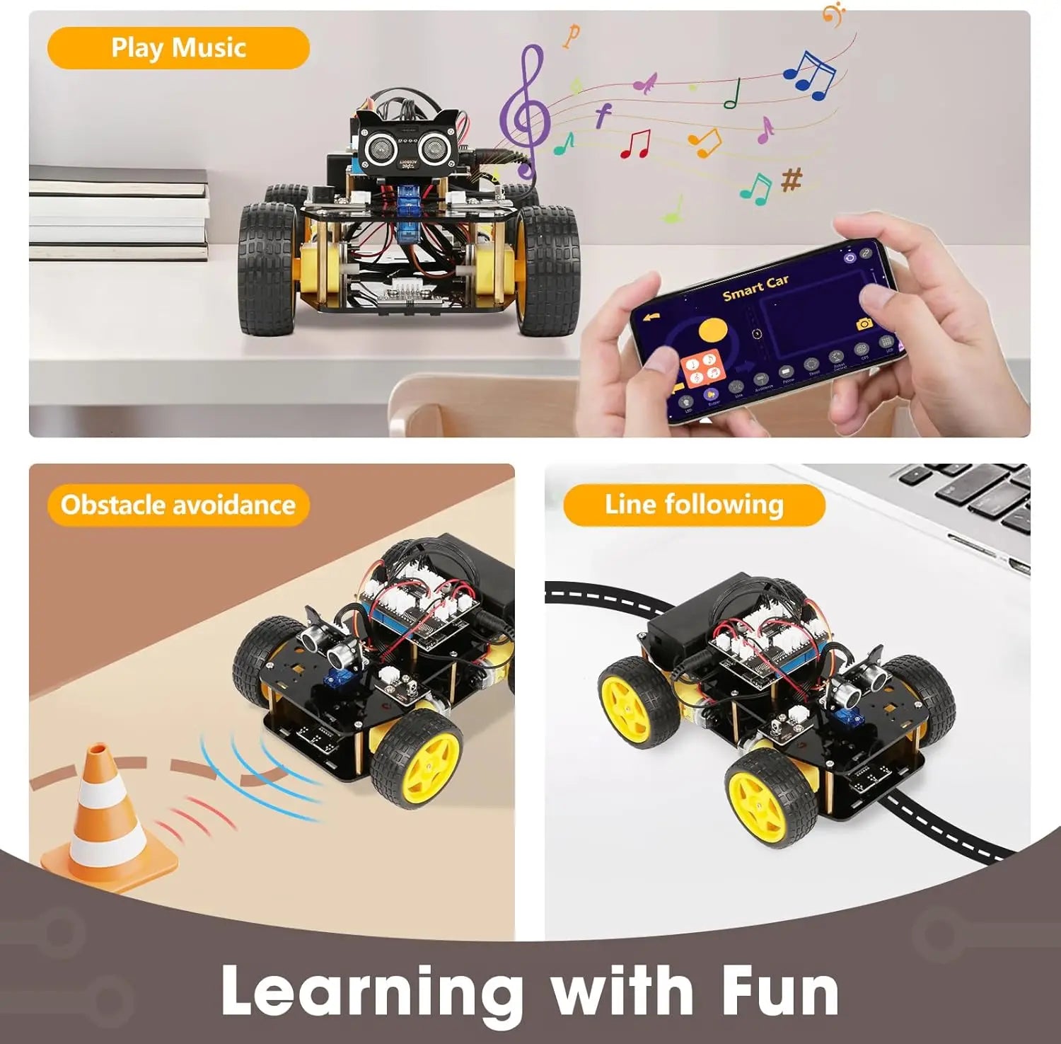 Smart Robot Car Coding Kit