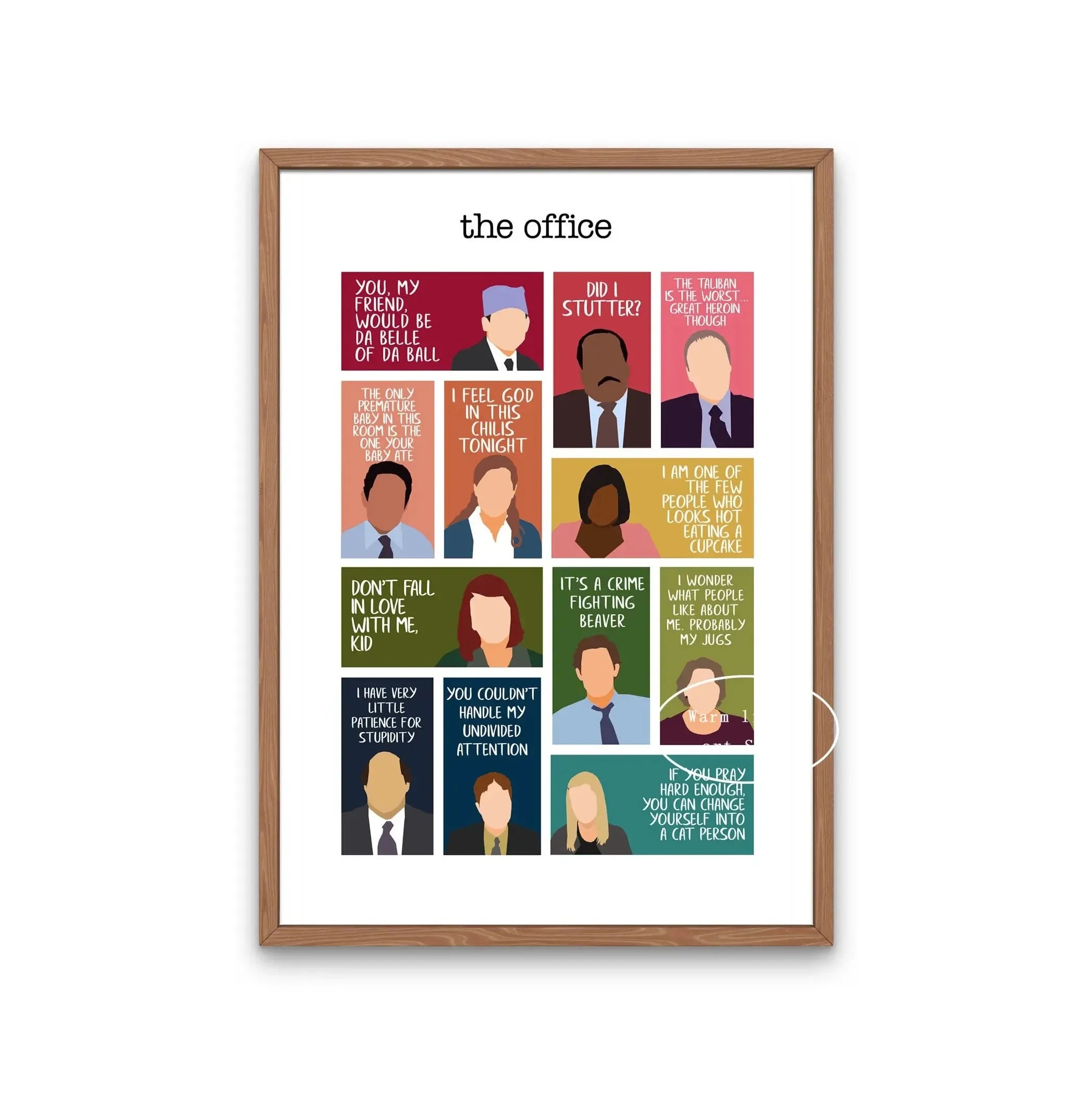 The Office Movie Poster Classic Michael Scott Quote Canvas Painting DWIGHT SCHRUTE Painting Wall Art for Living Room Home Decor