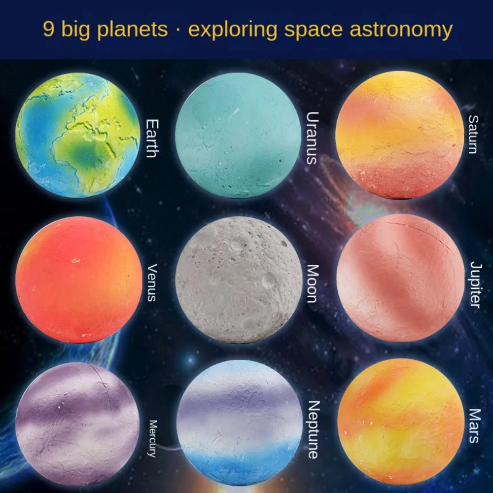 Science Educational Explore Planet Dig Kit Kids Excavation Toys Mining Kit Crystals  Mega Gemstone Education Excavation Kit