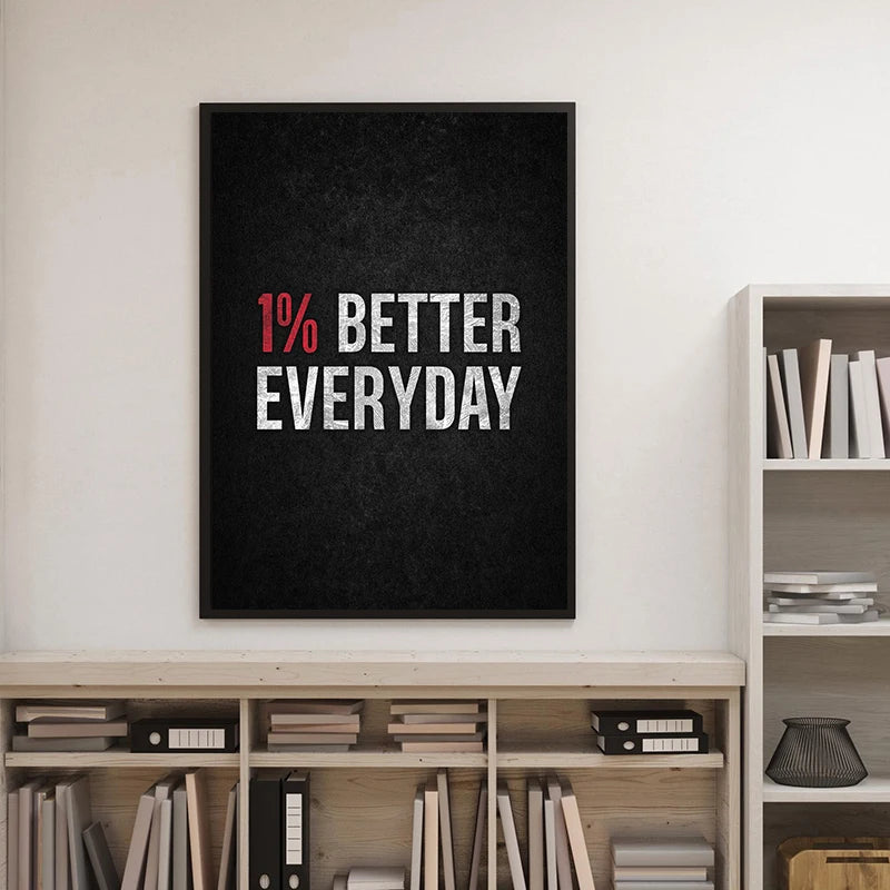 No Excuses Motivational Poster The Cost of Success Quote Canvas Painting Print Wall Art Picture for Living Room Home Decor