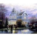 Genie Canvas - PhotoCustom City Oil Painting By Numbers Scenery Adults DIY Kits Paint By Numbers On Canvas Landscape Frameless Home Decoration