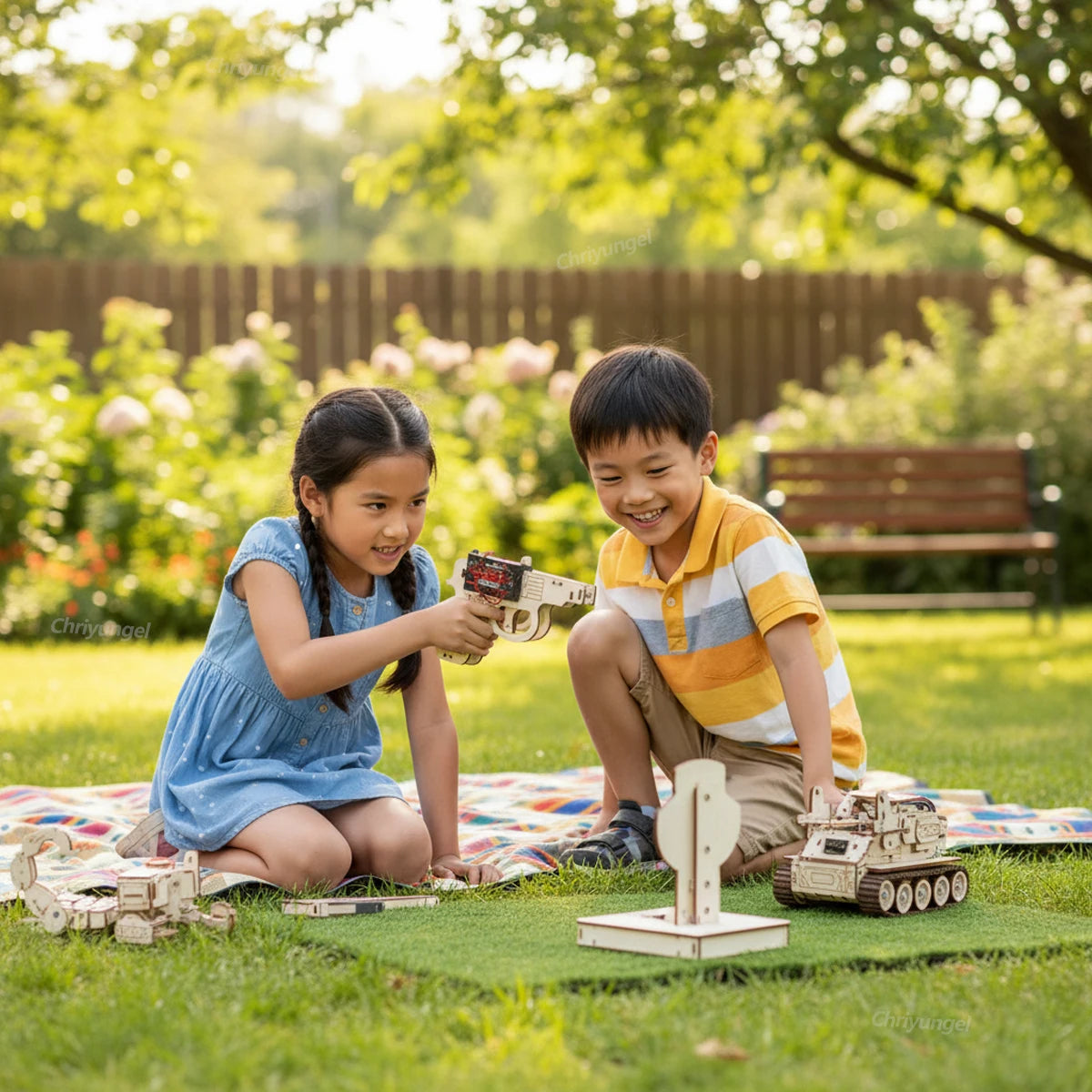 Wooden Target Shooting STEM Kit