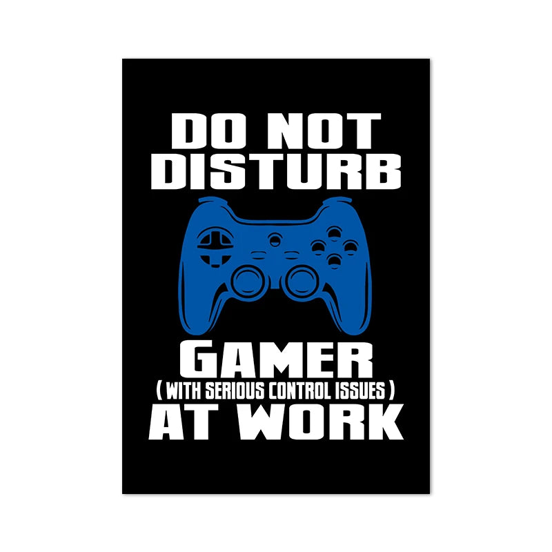 Video Game Wall Art Canvas Posters Prints Gaming Room Decor , Video Game Party Art Painting Pictures Boys Room Wall Decoration