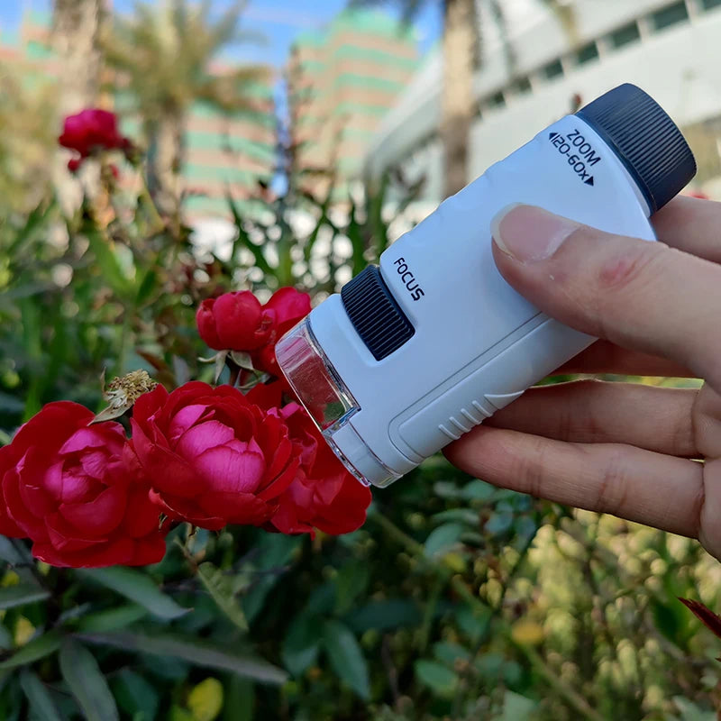 60-120x Pocket Microscope