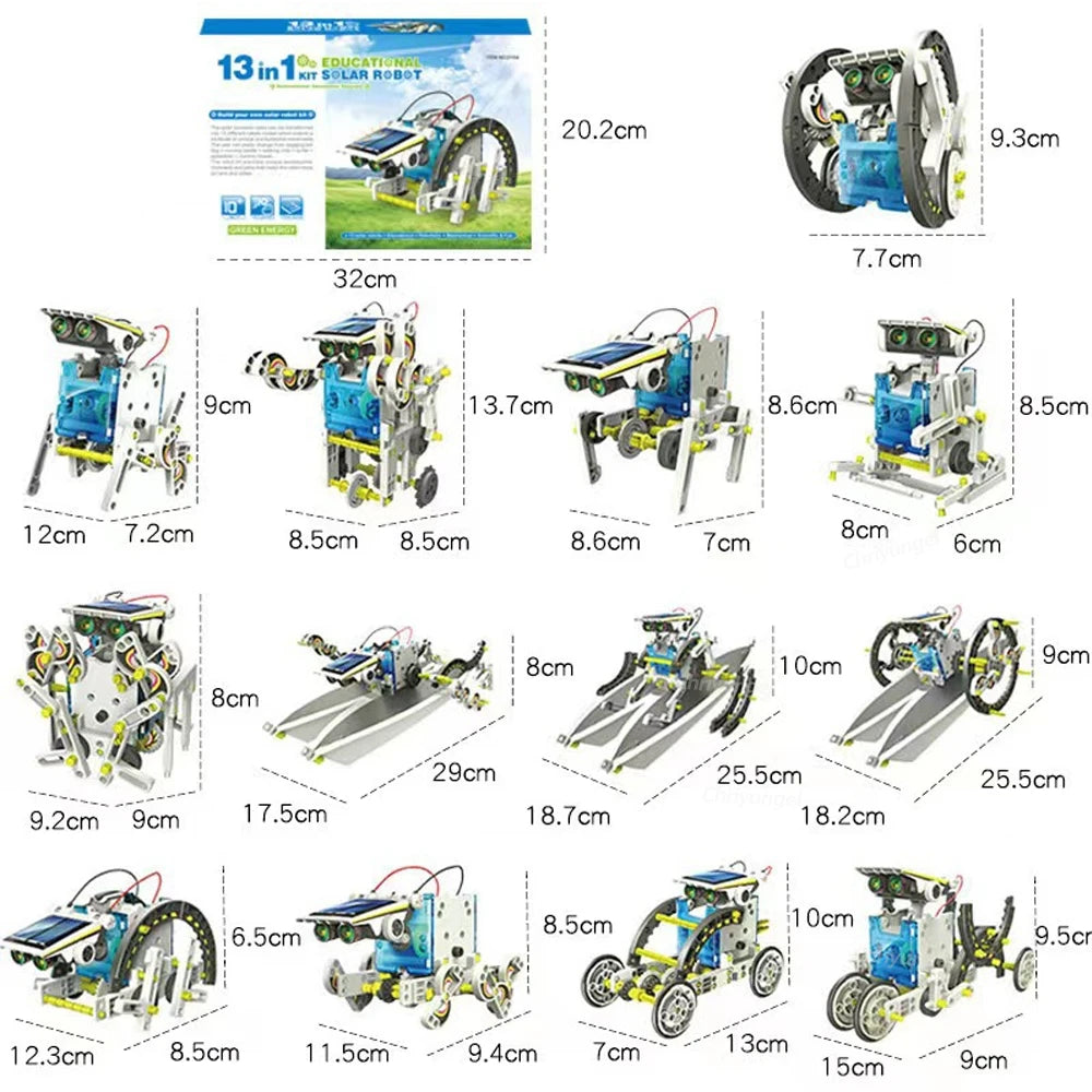 12-in-1 STEM Robot Building Kit