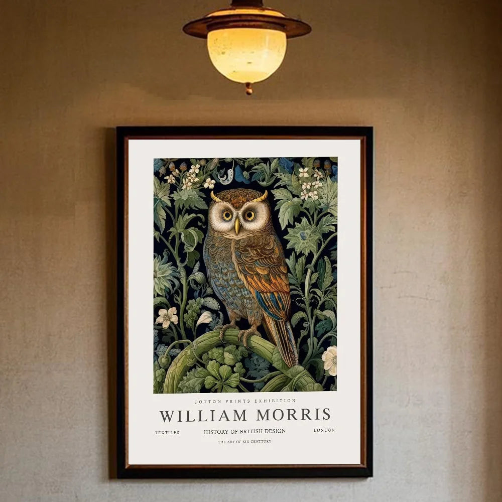 William Morris art Poster HD art sticky wall waterproof home living room bedroom bar aesthetic decoration