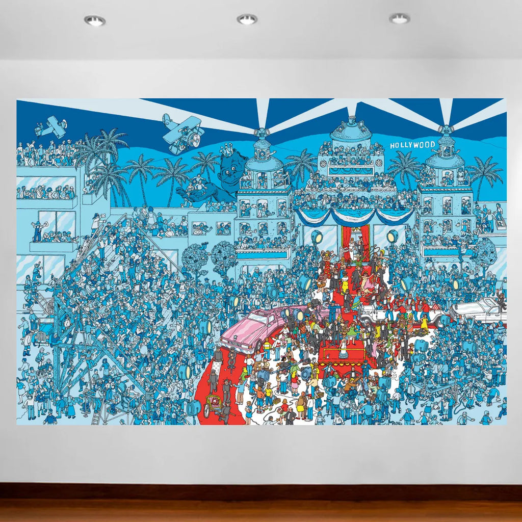 Where's Waldo? Poster Anime Poster Canvas Poster Children's Room Wall Art Painting Bedroom Wall Decor Living Room Wall Stickers