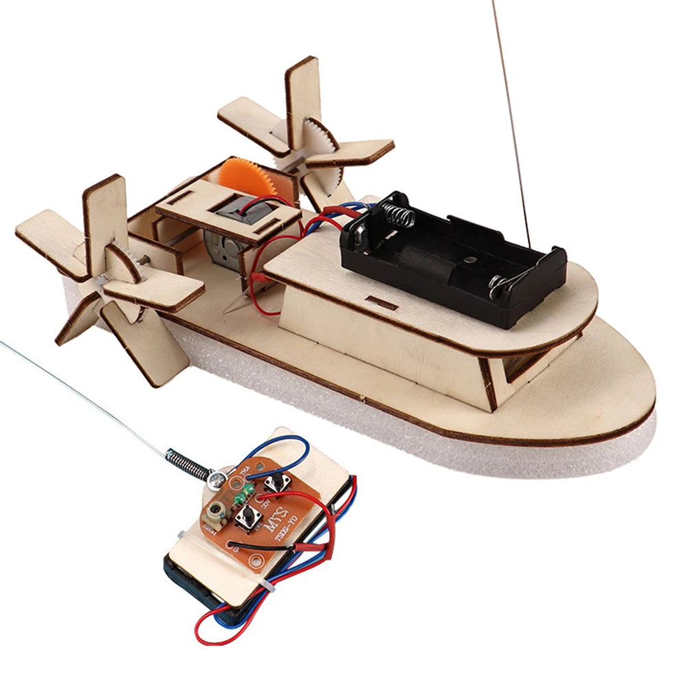 Wooden Boat Model STEM Kit