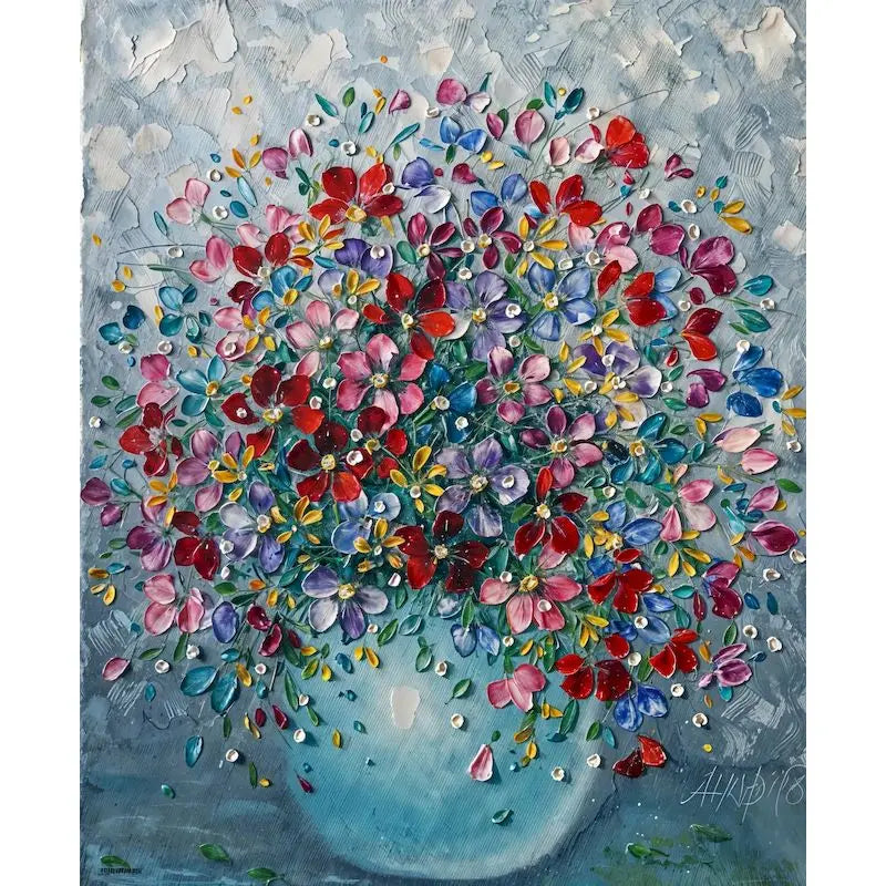 GATYZTORY Oil Painting Retro Vase Diy Acrylic Paint By Numbers For Adults Frame On Canvas Diy Gift Wall Art Home Decoration