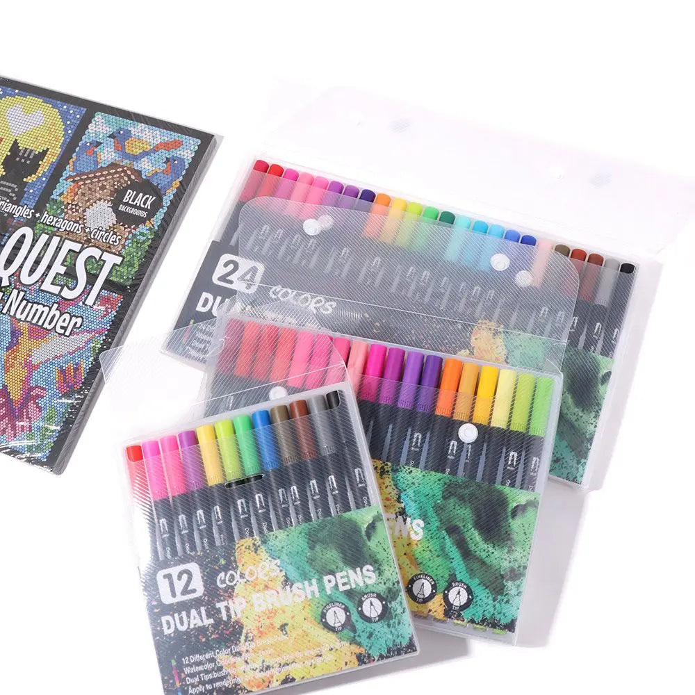 Cartoon Activity Color Painting Book Educational DIY Paint By Numbers Digital Filling Create Stunning Artworks