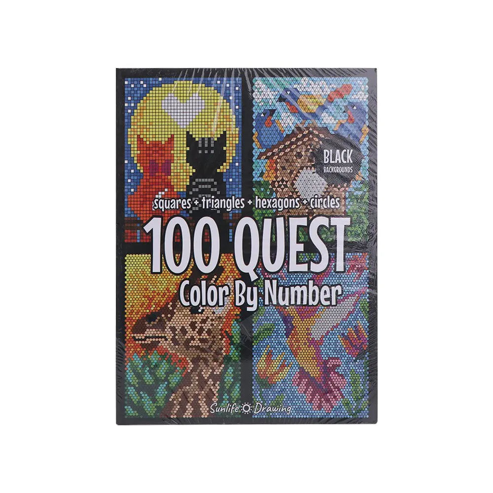 Cartoon Activity Paint by Numbers Coloring Book