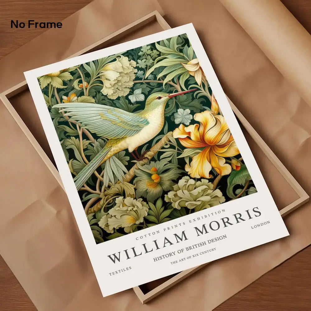 W-William M-Morris art Poster HD Art Mural Wallart Waterproof Vintage Print Decor for Home Decoration DIY Durable