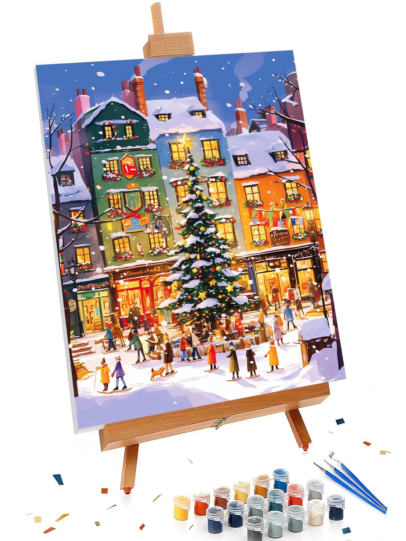 Castle at Storms End - Paint by Numbers Kit for Adults，children，Beginner to Advanced NumberOil Paintin ，Home Decor ，DIY Art Scenery Oil Painting 40x50 cm