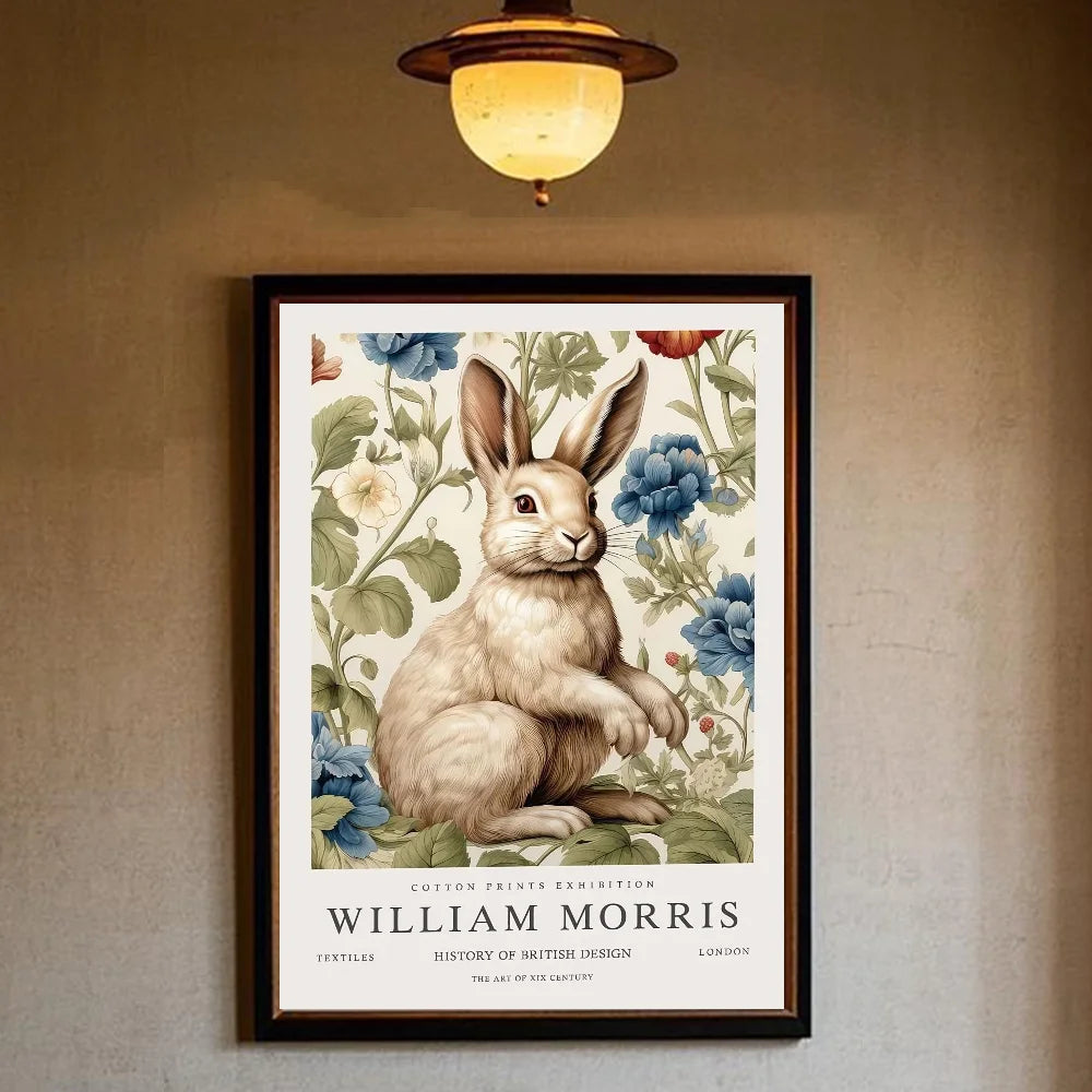 William Morris art Poster HD art sticky wall waterproof home living room bedroom bar aesthetic decoration