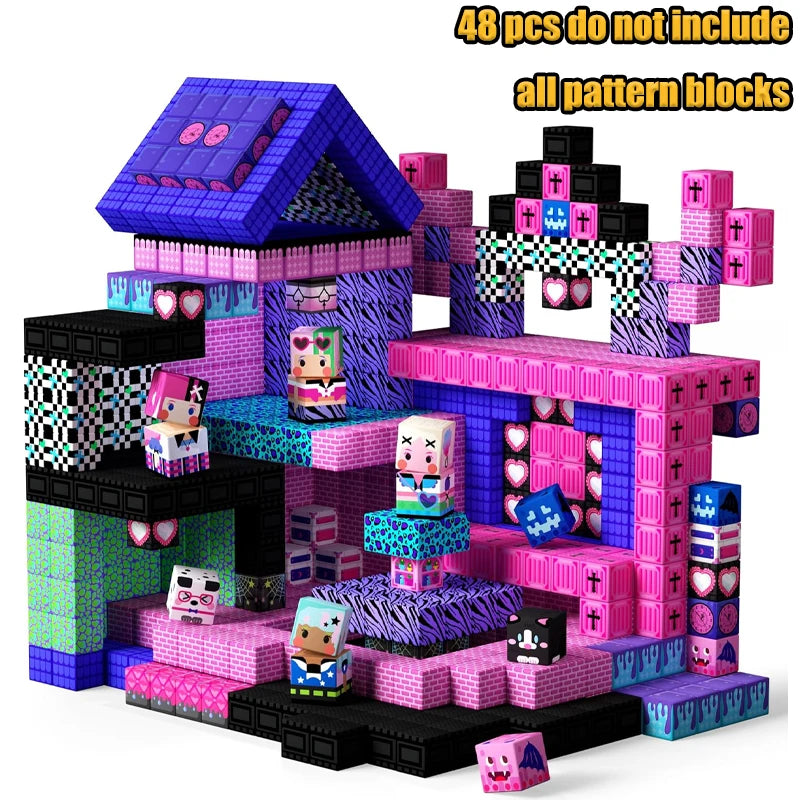 Magnetic Building Blocks - Mine Craft World - Mine