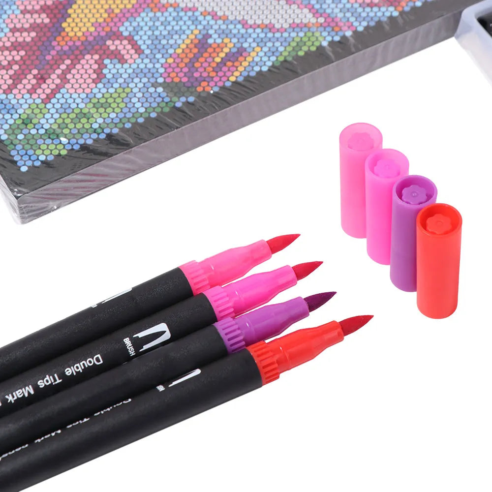 Cartoon Activity Color Painting Book Educational DIY Paint By Numbers Digital Filling Create Stunning Artworks