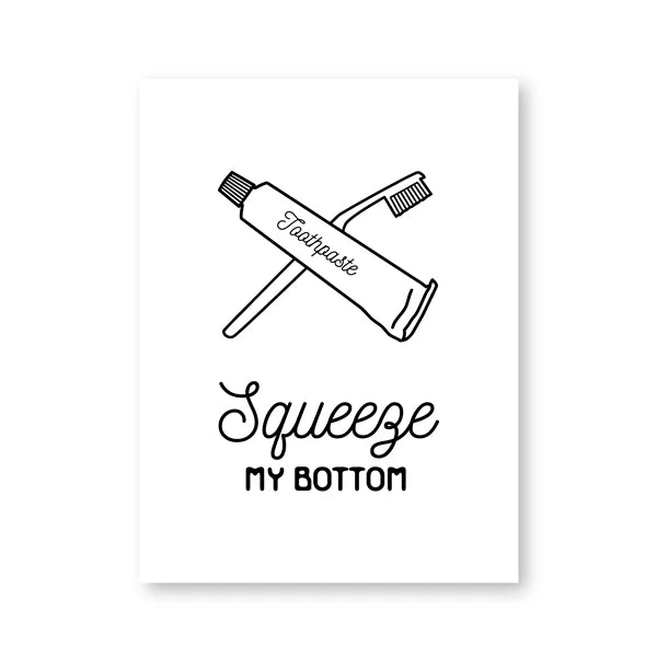 Funny Bathroom Wall Art Prints Black and White Minimalist Toilet Posters Canvas Painting Bathroom Wall Decoration Pictures