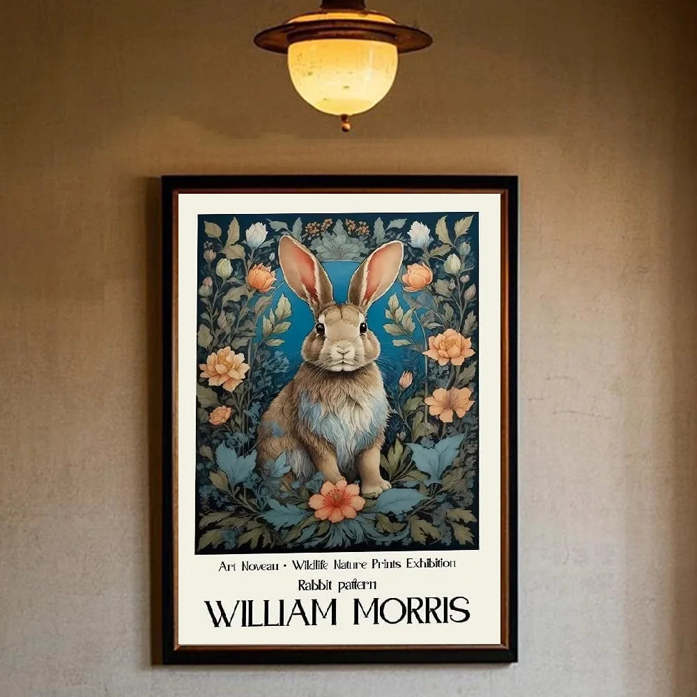 William Morris art Poster HD art sticky wall waterproof home living room bedroom bar aesthetic decoration