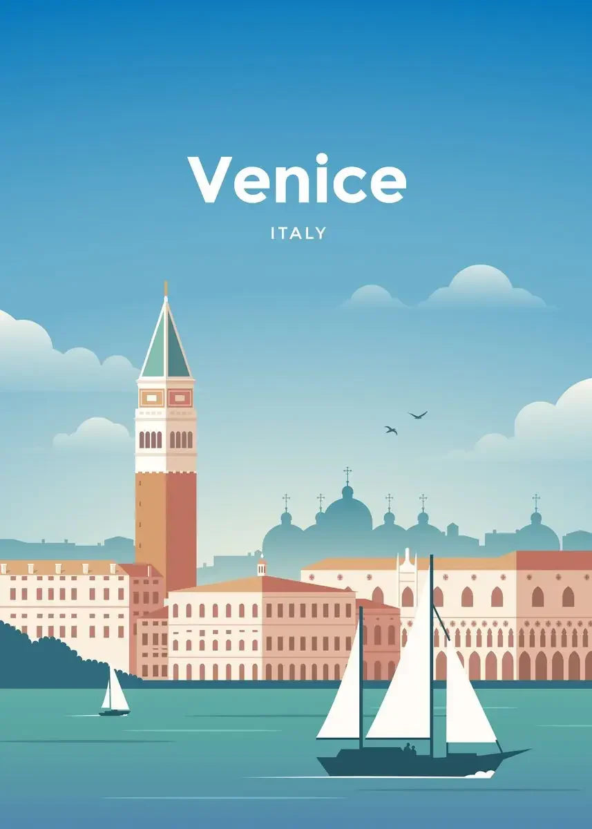 World City Travel Paris Venice Sydney Dubai Boston London Amsterdam Wall Art Canvas Painting Posters Prints Wall For Room Decor