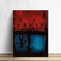 1pc Wall Art Canvas Paintings  Upside Down Monsters Oil Painting On Canvas Wall Art  Artwork Painting Home Wall Decor No Frame