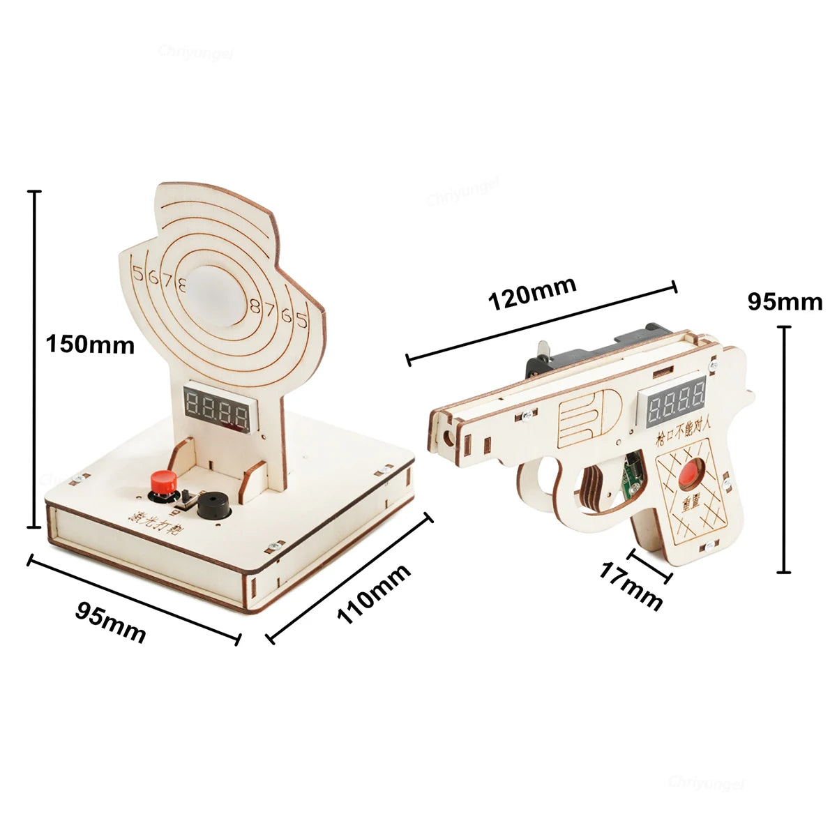 Wooden Target Shooting STEM Kit