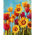 Genie Canvas - Diy Picture Paint By Numbers For Adults Flowers Painting By Numbers Handmade Wall Art For Adults Home Decor
