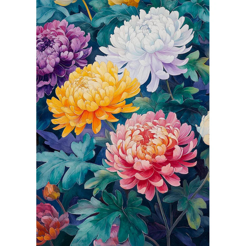 Genie Canvas - Diy Picture Paint By Numbers For Adults Flowers Painting By Numbers Handmade Wall Art For Adults Home Decor