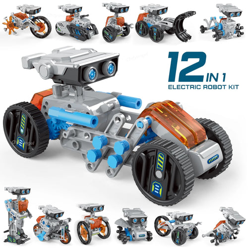 12-in-1 STEM Robot Building Kit