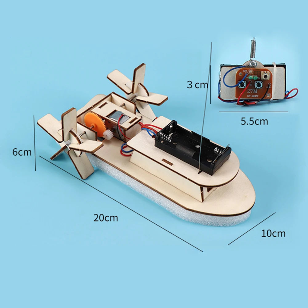 Wooden Boat Model STEM Kit