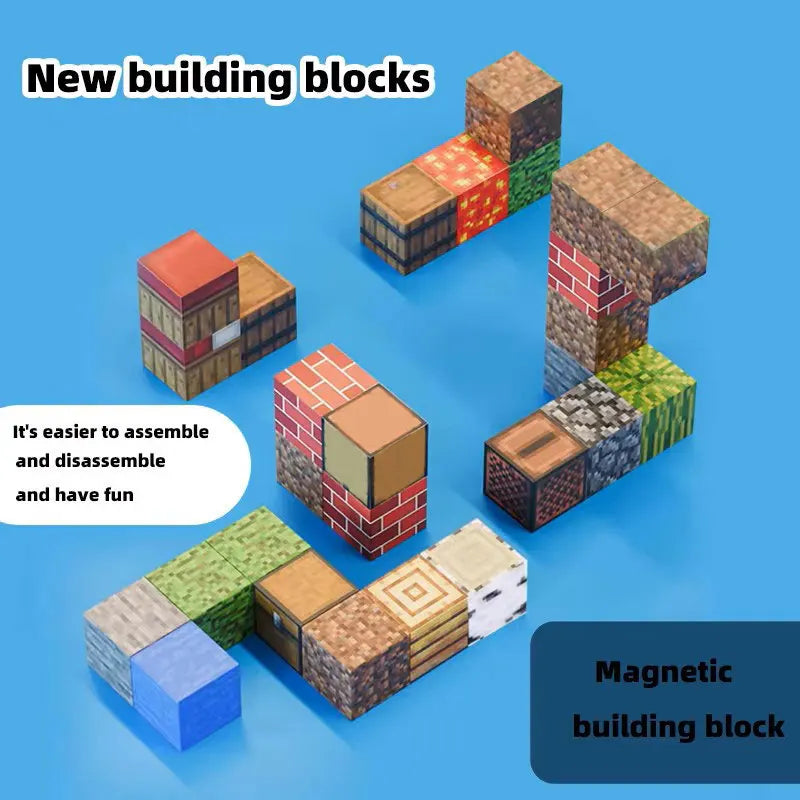 Montessori Magnetic Building Blocks