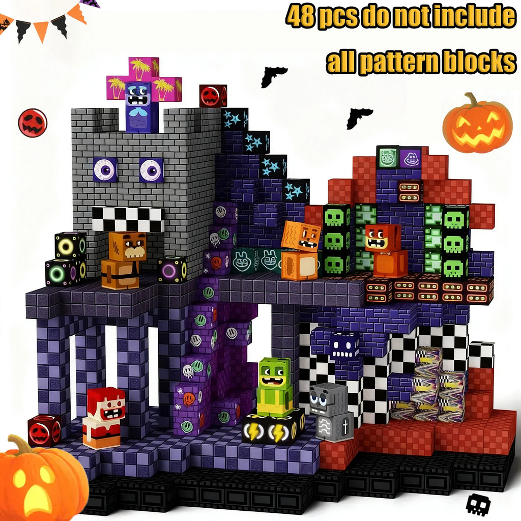 Magnetic Building Blocks - Mine Craft World - Lava