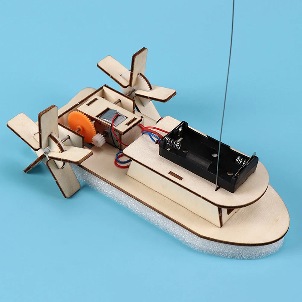 Wooden Boat Model STEM Kit